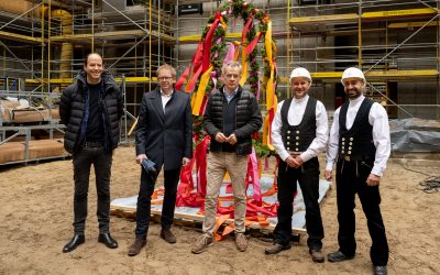 Quartier Heidestrasse celebrates: Building construction of QH Colonnades and QH Straight finished